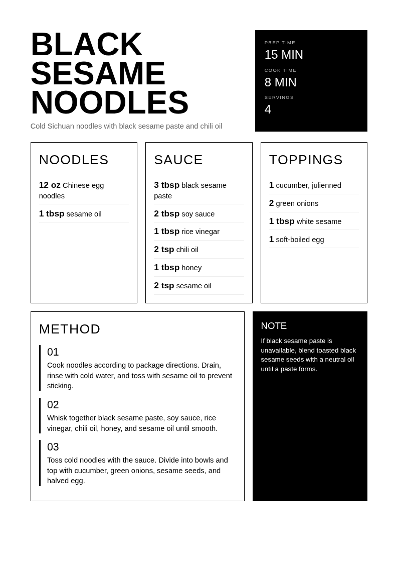 Monochrome Stark Recipe With Bold Contrast